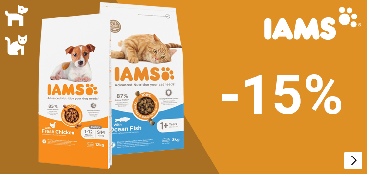 IAMS -15% DOG CAT